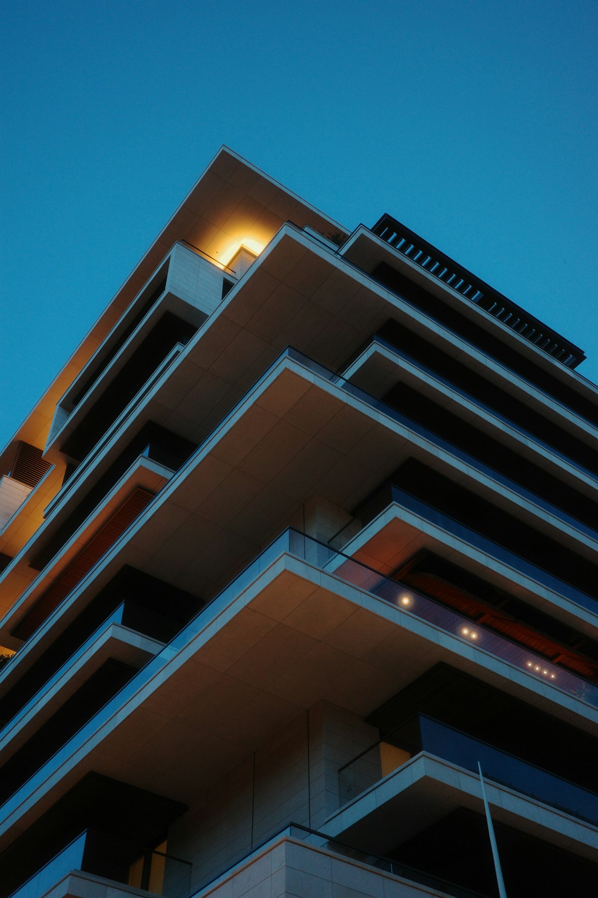Facade of residential building in Argentina